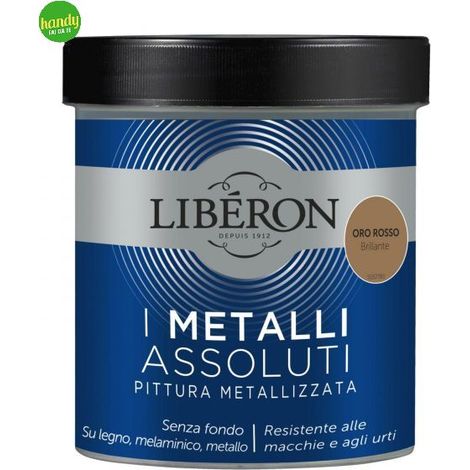 Pittura Metallizzata Liberon I Metalli Assoluti 500ml Oro Rosso