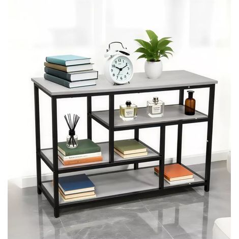 scaffale multiuso bellahome "industrial" grigio 100x30x65 cm (1/4)