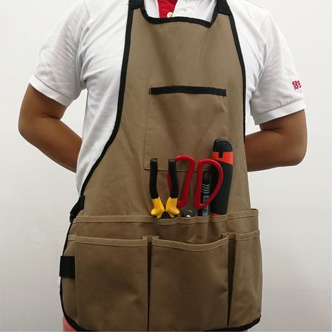 Tablier de jardinage avec poches pour femmes - Ceinture de