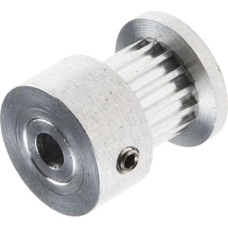 Poulie pour courroie crantée en Aluminium, acier zingué 15 dents , pas de 2mm, alésage 3mm ( Prix pour 1 )