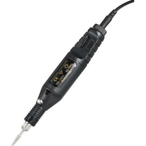 14-teiliges Mini-Elektrobohrer-Set (100–240 V), Drehzahlvariables Rotationswerkzeug, Gravier- und Schnitzset
