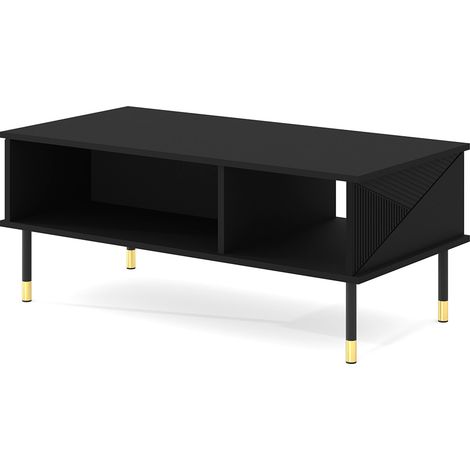 Tavolino da caffè Aglaé nero 45cm