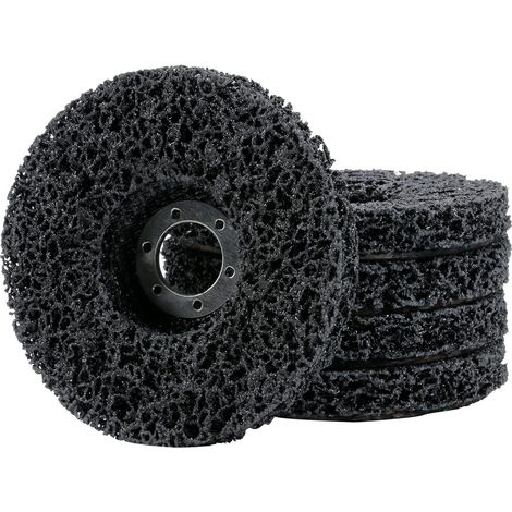 Set of 5 Stripping Discs for Angle Grinders – Removes Paint, Rust, Weld and Oxidation – 115 mm Diameter (1/4)