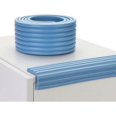 Bande de protection pour bords et coins de meubles – 20 cm × 2 m – mousse autocollante – protection anti-chocs pour bébé – découpable (Bleu roi) (1/5)