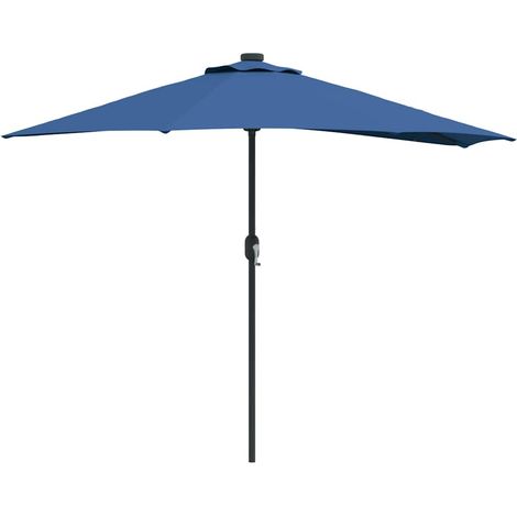Parasol de jardin Azur 294 x 150 x 224 cm Polyester et Acier