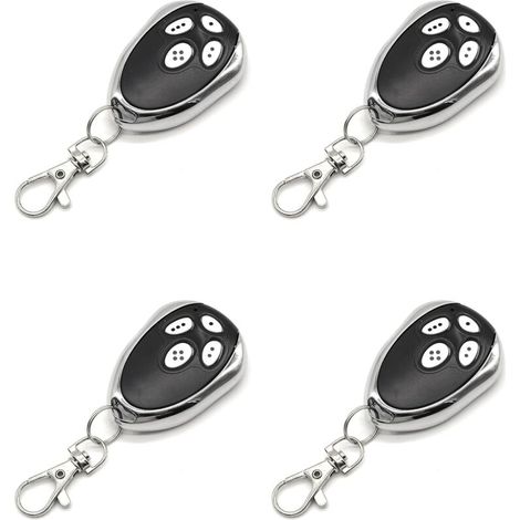 4X Compatible Alutech AT-4 AR-1-500 AN-Motors TéLéCommande 433.92 MHz Code Roulant Ouvre-Porte de Garage 4 Canaux (1/4)