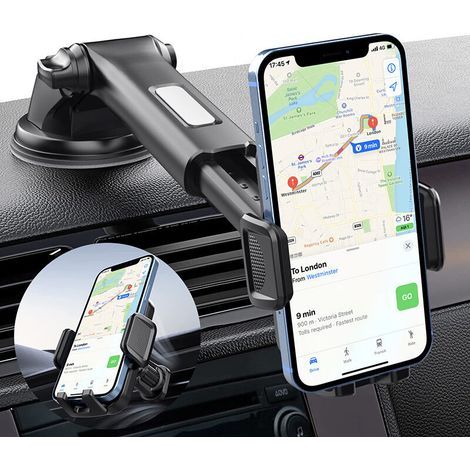 [NEVER USED] Car Phone Holder [Super Suction Cup] Car Phone Holder Suction Cup Car Accessories 360 Degree Rotatable Car Phone Holder Windshield Dashboard for iPhone Android Smartphone (1/4)