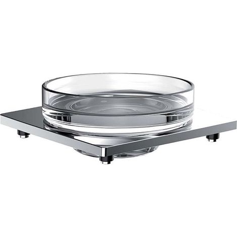Porte-savon de liaison emco pour rampe, verre cristal clair, (1/5)