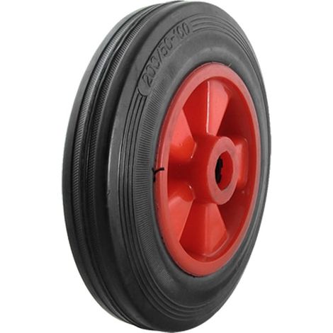8'' Durchmesser Roter Kunststoffkerngummi Industrielle Laufrolle (f4239a5db61606e17bc764fbc2b06afa)