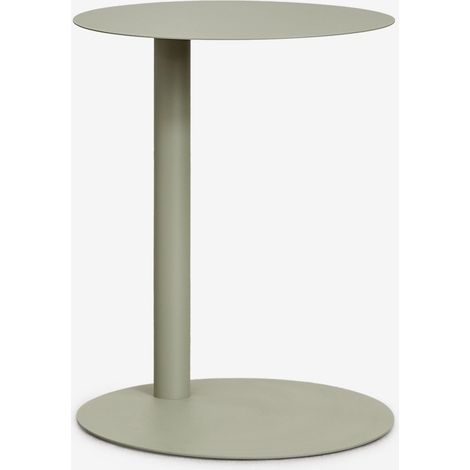 Tavolino da giardino rotondo Ø40 cm in acciaio inossidabile Yannik SKLUM