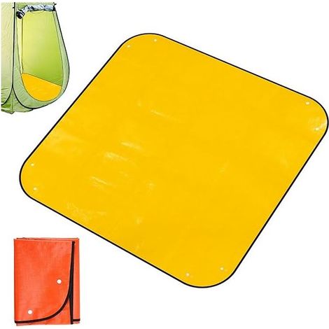 Camping-Duschzelt-Bodenplane - 100 x 100 cm - Dickes PE - Wasserdicht - Für Outdoor-Camping, Wohnmobile und Wohnwagen (1/5)