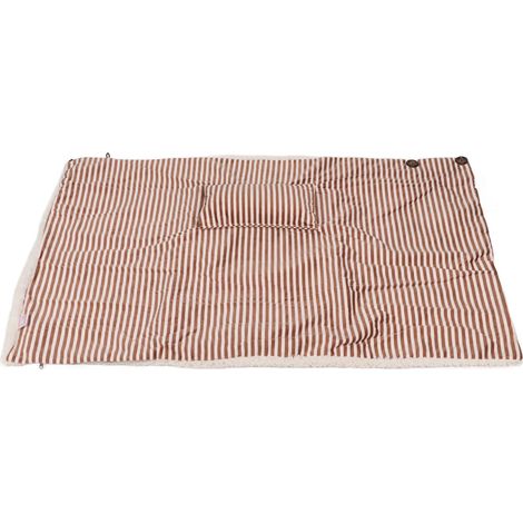 Coussin Chauffant, Fonction de Temporisation de la Température à 3 Vitesses Couverture Chauffante en Peluche pour la Maison (Brun) (1/5)