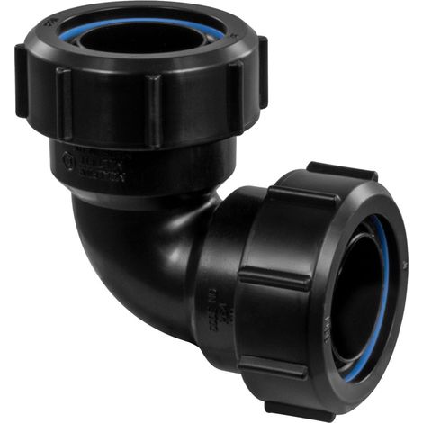 McAlpine Black Multifit 90 Degree Bend 1.25" MS4-BL (1/3)