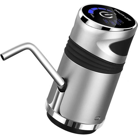 Automatische elektrische Wasserpumpe mit Schlauch aus Edelstahl 304 und 1500-mAh-Akku für Kanister, USB-aufladbar, kompaktes Design für Büro/Zuhause (1/5)