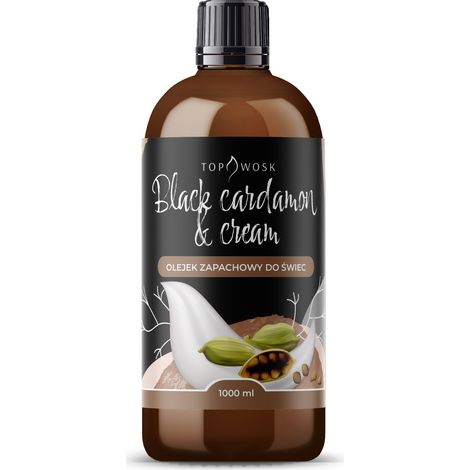 Olio profumato al cardamomo nero e crema, 1000 ml