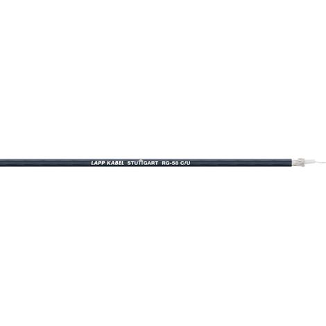 Câble coaxial RG58 C/U LAPP 2170000/100 50 Ω noir 100 m V595401