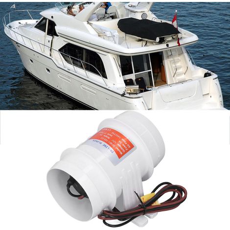 Ventilateur d'extraction droit 12 V de 3 pouces pour yachts et camping-cars (1/5)