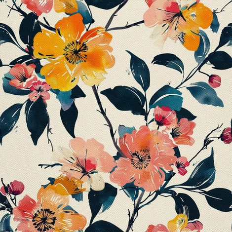 Tela decorativa para exteriores Oxford - Motiv Blumen I DX5421 (1/5)