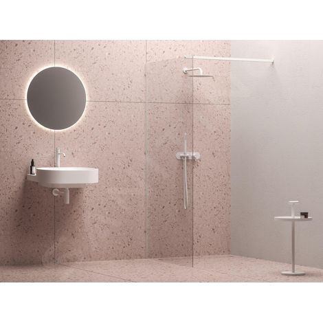 Ravak Walk-In - Paroi de douche Walk-in Wall, 700x2000 mm, blanc/verre clair GW9W10E00Z1 (1/5)