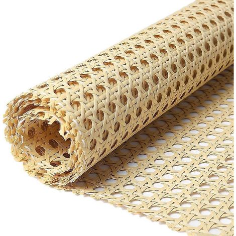 Rouleaux de sangle en rotin de 80 pouces de long (6,6 pieds) et de 16 pouces de large, en rotin naturel pour meubles, chaises, armoires et plafonds. (1/4)