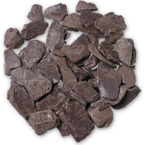 40 mm Bulk Bag 850 kg Slate - Plum Coloured Slate Chips - L100 x W100 x H80 cm