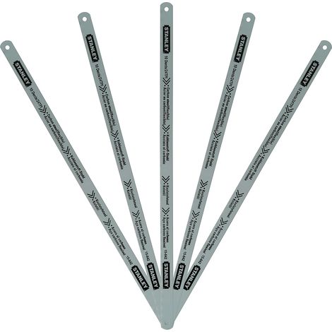 Hojas de sierra para metales - León - 300 mm - 5 piezas - STANLEY, 2-15-842 (1/4)