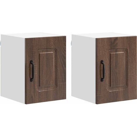 Maison Exclusive - Pannello lavastoviglie Kalmar 2 pcs Rovere Marrone