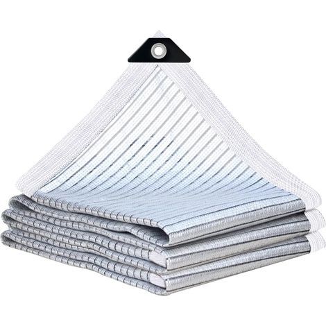 Aluminet – 80 % Schattierungsgewebe aus Netzgewebe für Pflanzen, Terrasse, Auto, Pergola, Hühnerstall, Hunde (mit Ösen) (1/5)