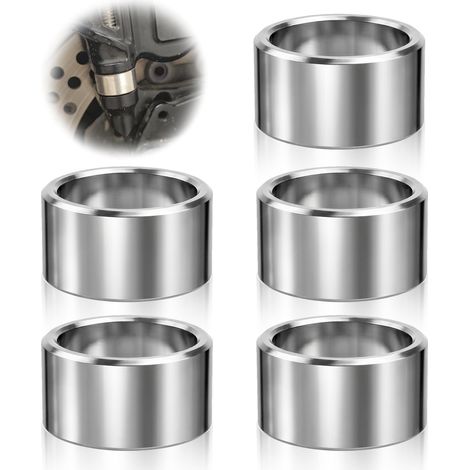 5 Pièces Entretoises en Acier Inoxydable 304 Rond,10 x 12 x 10mm,Non Filetée Douille Métallique Finition Lisse Rondelle Espacement Manchon pour M10 Vis Boulons Écrous (1/5)