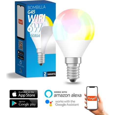 Ampoule LED SmartHome G45 6W RVB+CCT - Ledme - LM7145 (1/2)