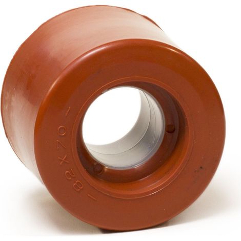 Galet 82 x 60 POLYURÉTHANE ROUGE Alimentaire Sans RAB (C x D) : 47 x 14 (1/2)