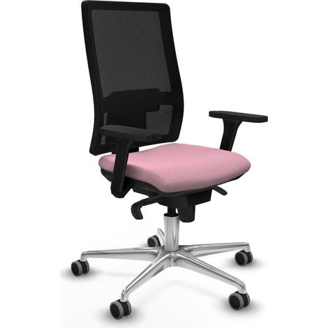 piqueras-y-crespo Chaise Ergonomique Rose Bureau Confort (1/3)