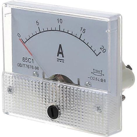 Nouvel ampèremètre analogique de panneau 20 A (1/5)