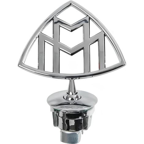Emblema Maybach para el capó del coche, insignia decorativa con forma de cruz plateada (1/5)