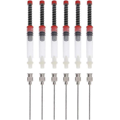 Set mit 6 Füllhalter-Tintenpatronen, Konverter und Nachfüllsystem – 12 x 0,7 x 0,7 cm – Rot (1/3)