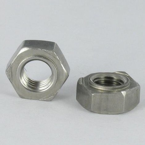 Écrou Hexagonal à souder Inox A2 M16-100 pièces (1/3)