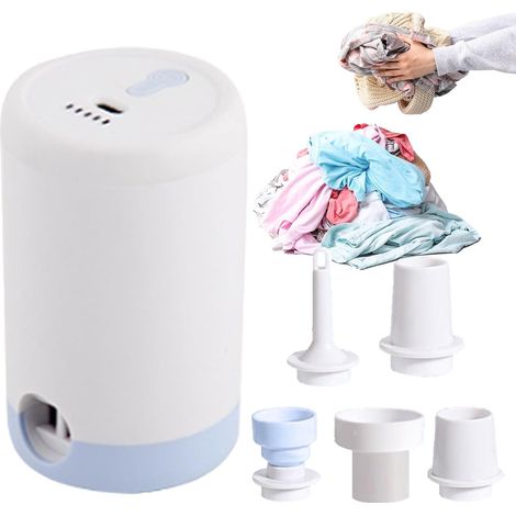 Mise à niveau de la pompe à vide et à soufflage multifonctionnelle sans fil 20 W, 5 accessoires inclus, dispositif d'aspiration et de gonflage compact et rechargeable pour un usage domestique (1/5)