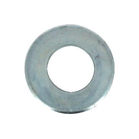 Rondelles plates Mu acier zingué blanc, pour vis diamètre 24 mm, sachet de 100 rondelles