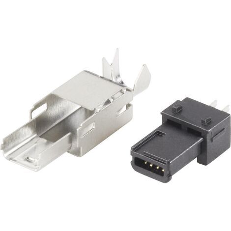Fiche Mini Usb, 4 broches BKL Electronic 10120251 mâle, droit USB-B Mitsumi Contenu: 1 pc(s) (1/4)