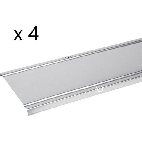 Lot de 4 Couvercles pour Chemins de Câbles LEGRAND Cablofil CP200GS Longueur 2m - CM646040 (1/2)