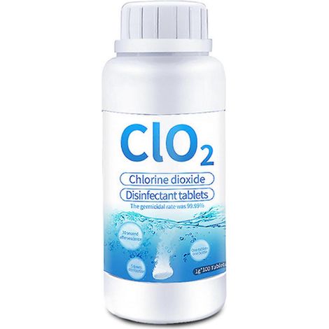 Comprimés de traitement de l'eau au ClO2 portables pour le camping et les voyages. Usage polyvalent. Indispensables pour le camping et les voyages en plein air. (1/4)