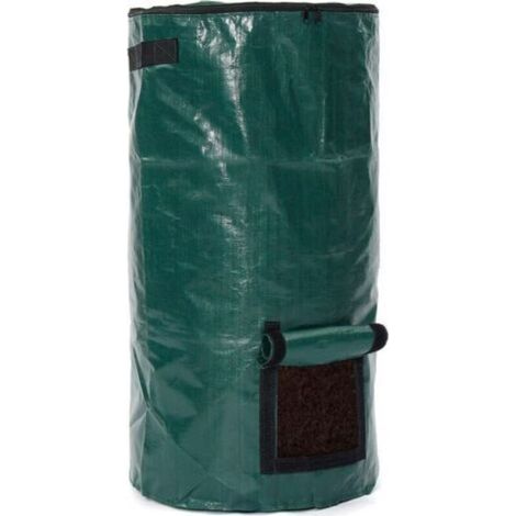 Sacs de compostage écologiques pour jardin, 100 L, diamètre 40 x hauteur 80 cm, 27 gallons (1/4)