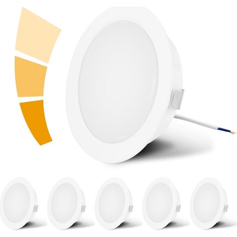 Spot LED Encastrable Dimmable 230V IP44 Spots de Plafond 4000K 55-58mm (1/5)