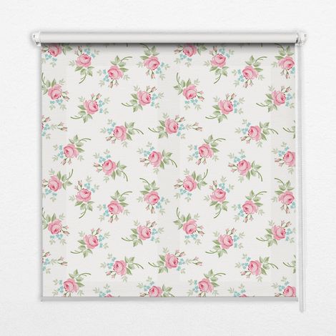Tenda a Rullo Interna per Finestra - Tenda Filtrante Luce - Tenda Privacy - Tenda Decorativa Rettangolare - Rullo per Interni - (100 cm x 140 cm) - Rose (1/5)
