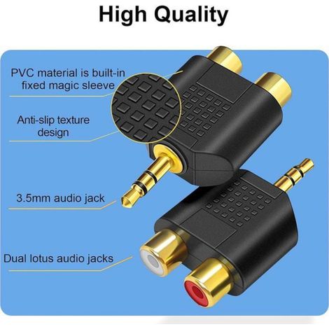 Câble Alimentation Dc - Connecteur Jack 5 5x2 1mm Vers Pinces Crocodiles - 50cm - Cuivre Pur - 2 Pièces (1/5)