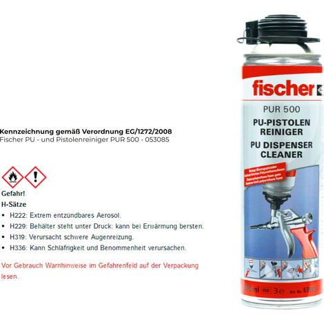 PÊCHEURS PU PR NETTOYANT 500 PISTOLET 500 ML FISCHER PUPR500 (1/3)