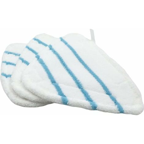 Ersatztücher Dampfreiniger Bodentücher Dampfbesen Pad - 3 Stück Dampfbesen Ersatzpads mit Dreieckigem Ersatztücher Dampfbesen Mop Pads Ersatztücher langlebig für Dampfreiniger Zubehör (1/5)