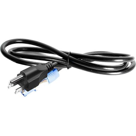 1,5 m langes schwarzes Powercon-Stecker-Stromkabel für Bühnenbeleuchtung, 3-adriges DMX512-Luftfahrtstromkabel für LED-Eventbeleuchtung, US-Stecker. (1/5)