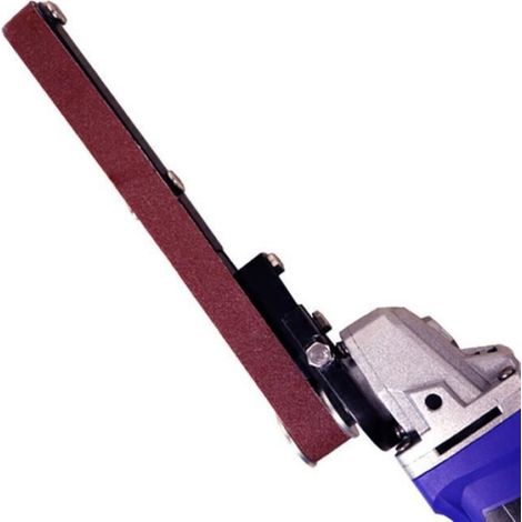 Ponceuse À Courroie - Adaptateur Pour Meuleuse D'Angle 100 115 125 Mm - En Alliage D'Aluminium - Pour Ponçage Sur Métal Bois - 1 Pièce (1/4)