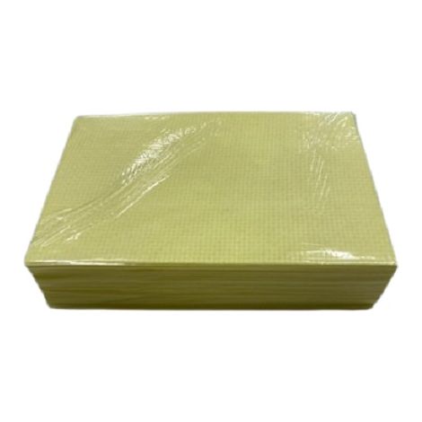 Lavette ajourée ou lavette cuisine haccp jaune 35 x 50 cm